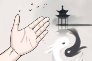 罕见的手相通天纹