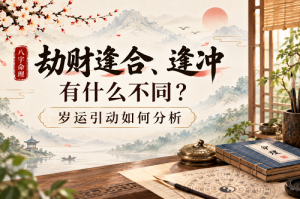 劫财逢合、逢冲